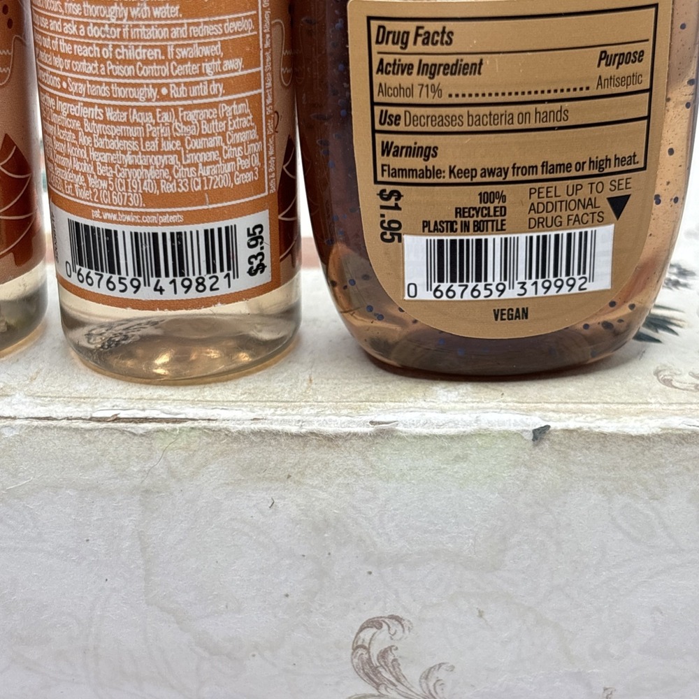 Bath & Body Works Gingerbread Bakery 3pc Hand Sanitizer Spray & PocketBac New - Picture 3 of 5